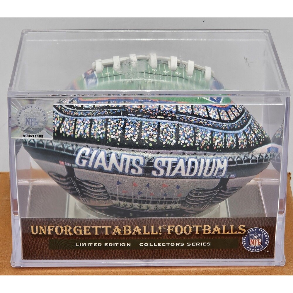 Unforgettaball Limited Edition Stadium Mini Football With Case New York GIANTS